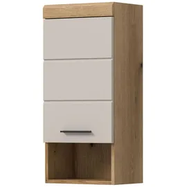 inn.furn Hängeschrank in Sand und Eiche 37 x 79 cm, Shawn