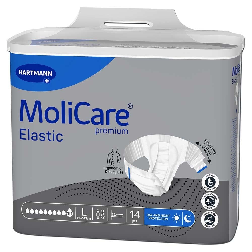 MoliCare Premium Elastic 10 Tropfen L, 56 Stück