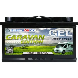 Electronicx Caravan Edition GEL Batterie 100 AH 12V 17,5 x 19 cm