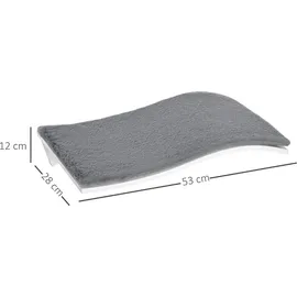 PawHut Kletterwand 53 x 28 cm grau/weiß
