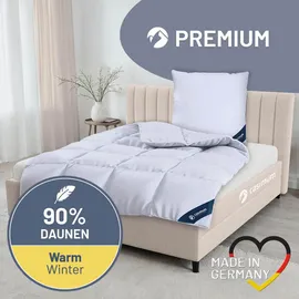 casimum Daunendecke »PREMIUM« – 10% Federn, Größe: 155x200 cm, Oeko-Tex® Standard 100, Schlaftextilien, Bettdecken, Daunendecken