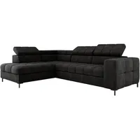 XXL Ecksofa Couch mit Schlaffunktion, Schlafsessel mit Bettfunktion L Form, Big Sofa, Schlafsofa mit Bettkasten, Ecksofa mit Schlaffunktion 280 cm breit, Sofa mit Schlaffunktion (Links, Vogue 18)