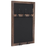 MCW Wandgarderobe MCW-C51, Garderobe Kreidetafel Wandtafel, 5 Haken 55x34cm