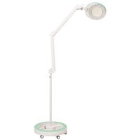 Lumeno Lupenlampe 721X LED-Lupenleuchte, 127 mm Echtglaslinse, LED fest integriert, Kaltweiß, 6500 K grün