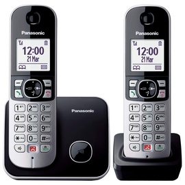 Panasonic Kabelloses Telefon Panasonic Corp. KX-TG6852SPB DUO Schwarz