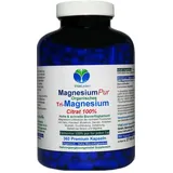 Tri-Magnesium Citrat Organisches Magnesium Pur 360 Pulver-Kapseln. 27140-360