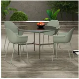 Outsunny Gartenstuhl 59 x 59 x 84 cm grün 4 St.