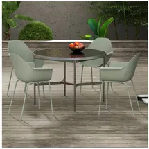 Outsunny Gartenstuhl 59 x 59 x 84 cm grün 4 St.