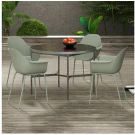 Outsunny Gartenstuhl 59 x 59 x 84 cm grün 4 St.