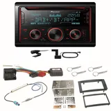 Pioneer FH-S820DAB DAB+ Bluetooth USB FLAC Einbauset für T5 2003-2015 Multivan
