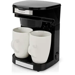 Nedis Kaffeemaschine - Filter Kaffee - 0.25 l - 2 Tassen - Schwarz