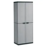 KIS Garderobenschrank Jolly Utility dunkelgrau/schwarz