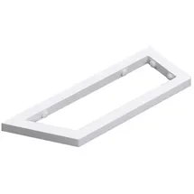 doporro - 43x2.5x15 Cm Rostfreie Edelstahl Wandkonsole Weiß Wandhalter Wh04 Träger Regalträger Regalhalter (1 Stück)