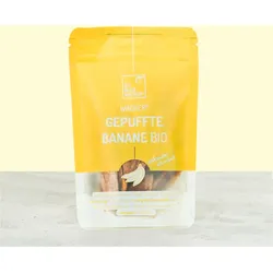 Wacker Gepuffte Banane Bio, 80g