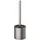 Relaxdays WC-Bürstenhalter Metall Silber/Schwarz