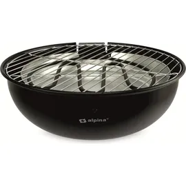 Alpina Tischgrill 1250 W schwarz