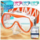 KAIMANA Tauchermaske - Taucherbrille Kinder inkl. Tragetasche, besonders Bequeme Tauchmaske Kinder Comfort-Strap