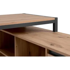 CaliCosy Eckschreibtisch Artisan Eiche / Anthrazit