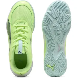 Puma Accelerate Jr 4 Handballschuh für Kinder, Unisex, fizzy light-green terrain-puma white (01) 2.5