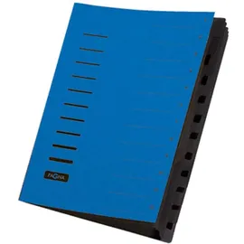 Pagna Ordnungsmappe 12 Fächer blau,