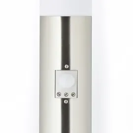 Brilliant Außenleuchte Edelstahl mit Bewegungsmelder IP44 silber