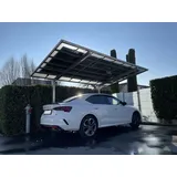 ETS Dienstleistungs und Handels GmbH alt/neu 88424 EB Ximax Solar-Carport Linea Typ 80 495 x 272 cm Edelstahl-Look