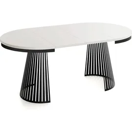 WFL GROUP Naro Ø 120 cm beige/schwarz