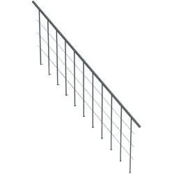 Minka Zweites Geländer für die Raumspartreppen Comfort Top und Comfort Top Turn Grau
