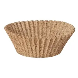 Papstar 2400 Backförmchen rund Ø 5 cm · 3 cm natur aus Frischfaser und Kakaoschalen