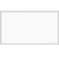 Office-Point Schreibunterlage transparent, Kunststoff, blanko, 70 x 50cm