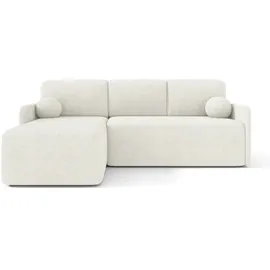 Selsey Eckcouch mit Schlaffunktion 2-Sitzer Creme