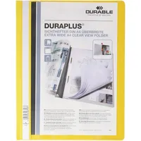 Durable Angebotshefter Duraplus mit Sichttasche für A4, gelb, 25er