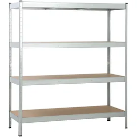 SCHULTE Regalwelt Schwerlast-Steckregal 'XXL' 180 x 160 x 60 cm 4 Böden, a 250 kg