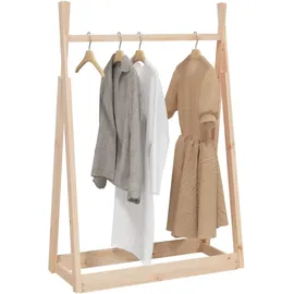 vidaXL Kleiderständer 100x45x150 cm braun