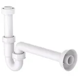 Kirchhoff KS Röhrensiphon, Weiß, 1 1/4" x 32 mm,
