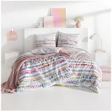Estella Seersucker Bettwäsche Jamie multicolor 155x220 cm + 80x80 cm