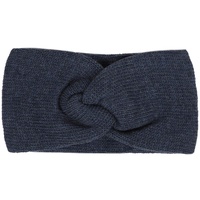 Zwillingsherz Stirnband mit Zopf-Knoten - Hochwertiges Strick-Kopfband für Damen Frauen Mädchen - Kaschmir - Ohrenschutz - Haarband - warm weich und luftig für Frühjahr Herbst und Winter - jeans