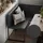 Vicco Sitzbank, Esszimmer-eckbank Ravon, Schwarz, 120 x 150 cm