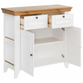 OTTO home Skandinavia 100 x 95 x 38 cm Gelb / Weiß
