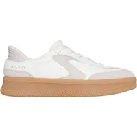 Skechers Schuhe Ecru-Weiß mit Air-Cooled Memory Foam und Hands-Free Slip-In System - Beige - 37