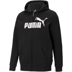 PUMA Ess Big Logo Fleece-Kapuzenjacke Herren PUMA black M