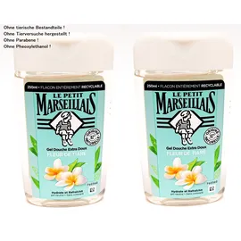 Le Petit Marseillais Duschcreme Fleur de Tiaré Extra Mildes Duschgel Tiaré-Blüte 250 ml aus Frankreich