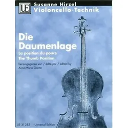 Hirzel, S: Violoncello-Technik - Die Daumenlage: Tonleitern,