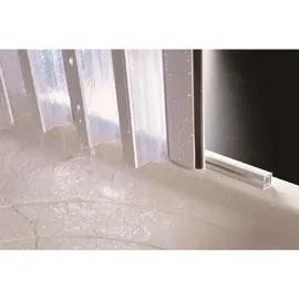 Forte Bari Eckdusche mit Falttür rechts 80 x 80 cm weiß