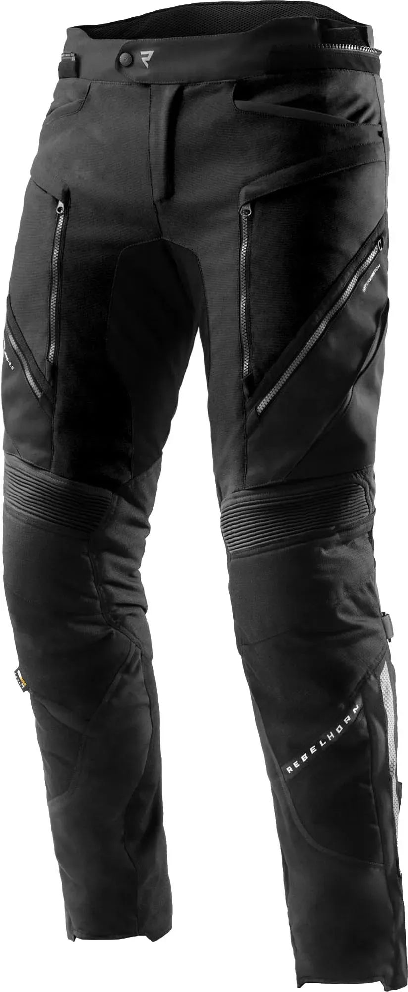 Rebelhorn Hardy 3.0 wasserdichte Motorrad Textilhose, schwarz, Größe 7XL für Männer