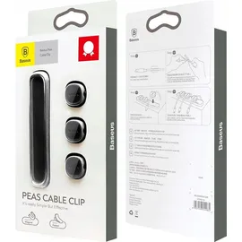 Baseus Peas Magnetischer Kabelorganisator, Schwarz