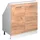 Vicco Rion 46 x 46 x 81,6 cm Weiß/Goldkraft Eiche