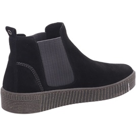 GABOR Damen Leder Chelsea Boot schwarz