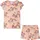 vidaXL Kinderpyjama mit Kurzen Ärmeln Hellorange 92