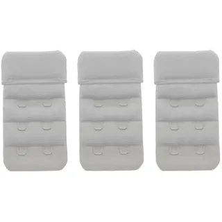 varivendo BH-Verlängerung BH Verlängerungen 2-reihig, 32mm, 3er Set Weiß (Stück, 3 St), BH-Verlängerung BH-Extender BH-Verlängerungsstück BH-Erweiterung B weiß 32 mm
